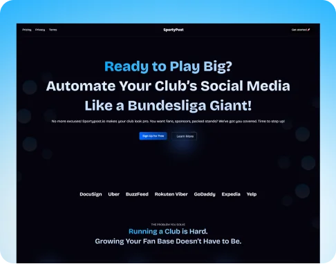 We automated social media for german football clubs